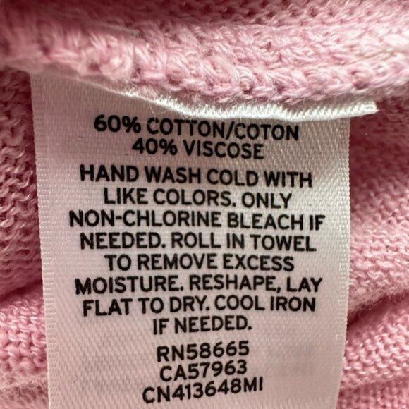 Caslon Front Wrap Short Sleeve Sweater Size S - Picture 9 of 9